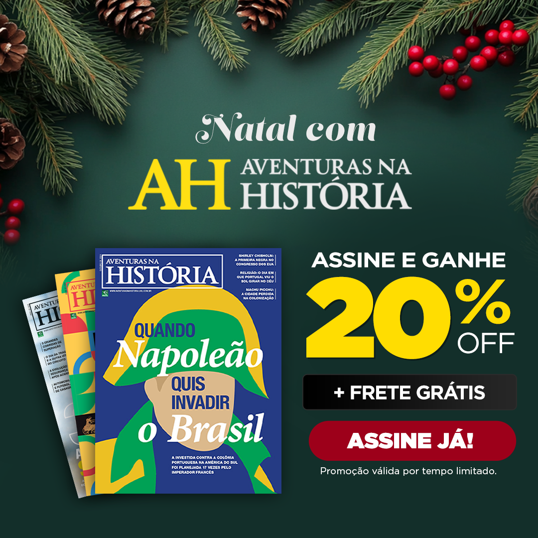 Assine a revista Aventuras na História com 20% OFF!